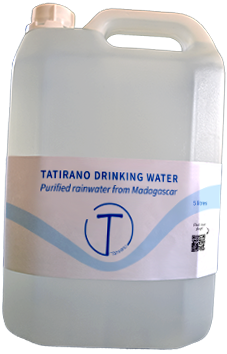 Bidon d’eau traitée Tatirano de 5 litres